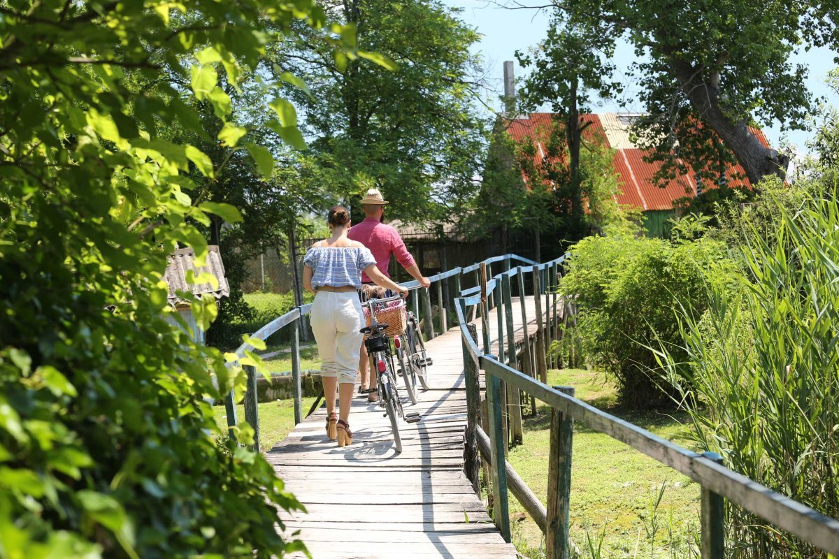 Percorso casoni + entroterra in bicicletta con guida