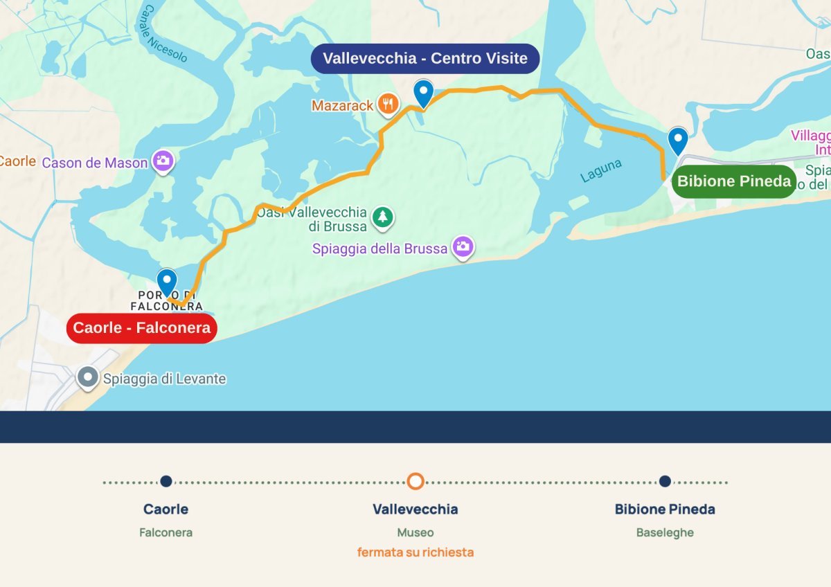 Vallevecchia Museo → Bibione · 17:15