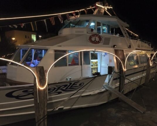 Notturno sul mare - Motonave Caorle
